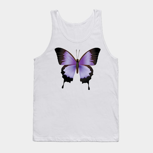 Purple Butterfly Tank Top by Pet & Nature Lovers